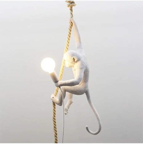 Pendul Monkey White, 1 surse de iluminare